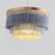 Warm Romantic Tassel Chandeliers Creative Bedroom Hanging Lamp Nordic Decorative Pendant Light