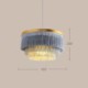 Warm Romantic Tassel Chandeliers Creative Bedroom Hanging Lamp Nordic Decorative Pendant Light