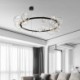 Transparent Glass Bubble Lamp Modern Creative Metal Chandelier For Living Room