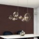 G9 LED Bulbs Chandelier Modern Glass Bubble Pendant Light For Bedroom Living Room