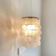 Contemporary Mini Hanging Ceiling Lighting Dining Living Room Modern Capiz Pendant Light