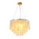 Pendant Light Chandeliers For Bedroom Living Room Modern White Shell Ceiling Light Fixture