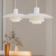 Dining Room White Aluminum Pendant Lighting Contemporary Chandelier Adjustable Hanging Light Fixture