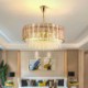 Crystal Gold Ceiling Light Luxury Pendant Light For Living Room Hotel Lobby