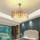 Crystal Gold Ceiling Light Luxury Pendant Light For Living Room Hotel Lobby