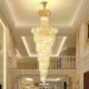 Large Ceiling Light Living Room Hotel Lobby Sparkling Pendant Light