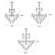 Contemporary Ceiling Light Fixtures for Living Room Restaurant Modern Crystal Pendant Light