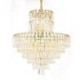 Elegant Crystal Round Pendant Lighting Fixture for Living Room Hotel