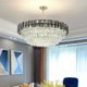 Contemporary Ceiling Light Fixtures for Living Room Dining Room with Crystal Pendant Light