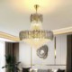 European Crystal Pendant Light Modern Ceiling Lamp for Dining Room and Living Room