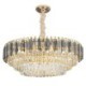 12/16 Light Crystal Pendant Light Luxury Ceiling Lighting for Living Room Bedroom