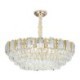 Round Crystal Pendant Light Fixture for Living Room Dining Room