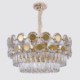 Ceiling Lighting Fixture with Modern Crystal Pendant Light for Living Room Bedroom