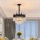 Creative Home Funishing Crystal Hanging Light Modern Fashion Crown Pendant Light