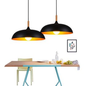 Minimalist Decorative Light Fixture Modern Pendant Light Black/White