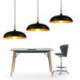 Minimalist Decorative Light Fixture Modern Pendant Light Black/White