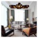 Iron Flower Shaped Pendant Light Modern Vintage Ceiling Light