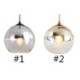 Bedroom Decorative Lighting Iron+Glass Globe Pendant Light