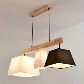 Simple Style Ceiling Light Modern Wood Pendant Light