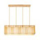 Pendant Light with a Wooden Cage