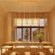 Pendant Light with a Wooden Cage