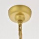 Simple Golden Light Fixture Decorative Shell Pendant Light