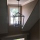 Modern Simple Wrought Iron Lighting 4 Lamp Black Pendant Light