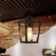 Retro Wooden Pendant Light Hallway Bedroom Light