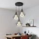 Modern Decorative Light Fixture Bedroom Study Minimalist Diamond Shaped Pendant Light