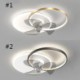 Modern Art Deco Lighting Fixtures For Living Room Bedroom LED Ceiling Fan Lamp