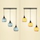 Living Room Dining Room Cluster Decorative Pendant Light 3 Light Shell Light Fixture