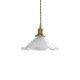 Living Room Bedroom Modern Lace Glass Pendant Light Single Head Pendant Lamp