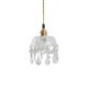 Living Room Bedroom Elegant Glass Pendant Light Single Head Mini Pendant Light