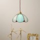 Single Head Glass Pendant Lamp Living Room Bedroom Minimalist Petal Glass Pendant Light