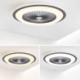 Trichromatic Dimming LED Ceiling Fan Light with Remote