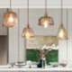 Mini Amber Glass Pendant Light Style Decorative Lighting Bedroom Living Room