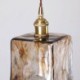 Mini Amber Glass Pendant Light Style Decorative Lighting Bedroom Living Room