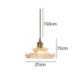 Mini Decorative Light 1 Light Bedroom Living Room Lotus Glass Pendant Light