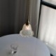 Bedroom Living Room Modern Flower Glass Pendant Light 1 Light Decorative Light Fixture