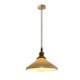 Ceramics Pendant Lamp Retro Pleated Pendant Lamp Bedroom Living Room Style