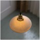 Ceramics Pendant Lamp Retro Pleated Pendant Lamp Bedroom Living Room Style