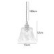 Flower Glass Pendant Lamp Mini Decorative Light Fixture Bedroom Living Room Minimalist