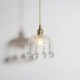 Bedroom Living Room Modern Mini Glass Pendant Light 1 Light Decoration Light Fixture