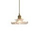 Lotus Glass Pendant Lamp Bedroom Living Room Style Glass Pendant Light