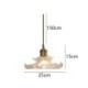 Lotus Glass Pendant Lamp Bedroom Living Room Style Glass Pendant Light