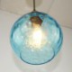 Round Water Pattern Glass Pendant Lamp Bedroom Living Room Contemporary Glass Pendant Light