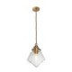 Bubble Glass Light Fixture Bedroom Living Room 1 Light Diamond Glass Pendant Light