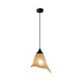 Bedroom Living Room Creative Petal Glass Pendant Lamp Single Light Fixture