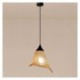 Bedroom Living Room Creative Petal Glass Pendant Lamp Single Light Fixture