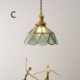 Style Glass Ceiling Light Bedroom Living Room Retro Glass Pendant Light